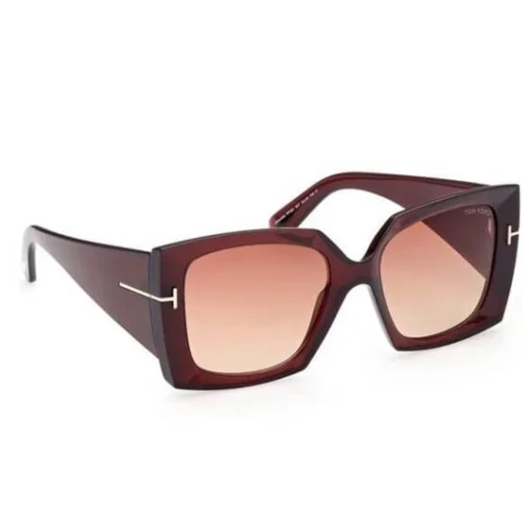 NEW TOM FORD WOMEN SQUARE SUNGLASSES TOM FORD Jacquetta Sunglasses TF921 48G Tom Ford | Accessories | New Tom Ford Jacquetta Tf92 48g  main image 3